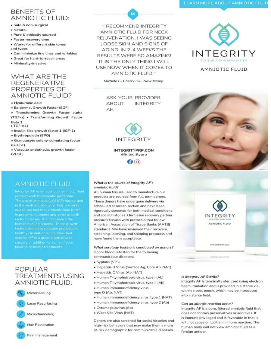 Amniotic Fluid Marketing Brochure