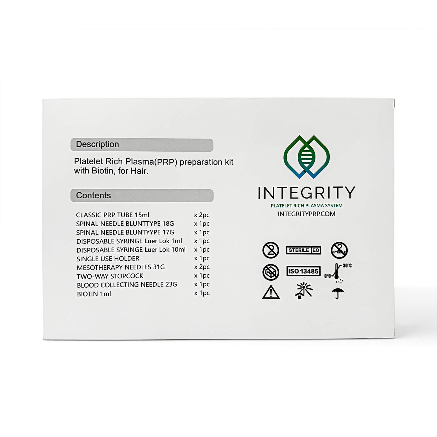 Integrity Classic PRP Kit