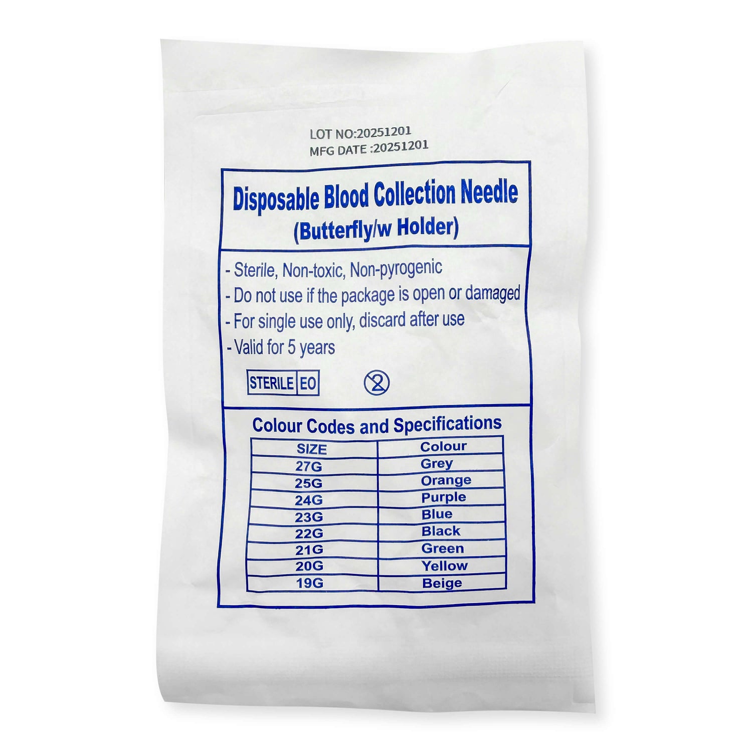 Butterfly Needle (23G x 3/4") &amp; Vacutainer