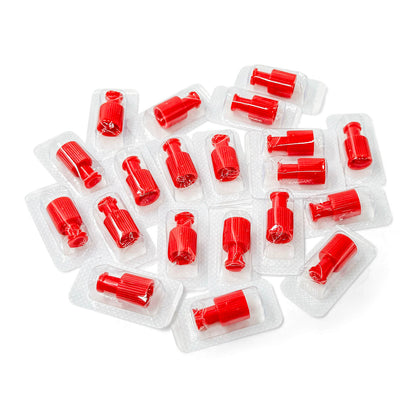 Heat Resistant Syringe Caps- 100 Pack